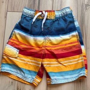 Kanu Surf Multicolor Striped Kids Swim Trunks